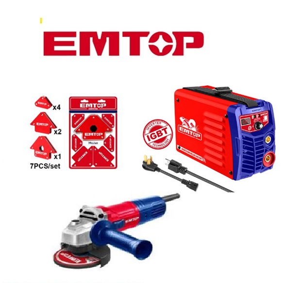 COMBO MAQUINA P/SOLDAR 10-200A
